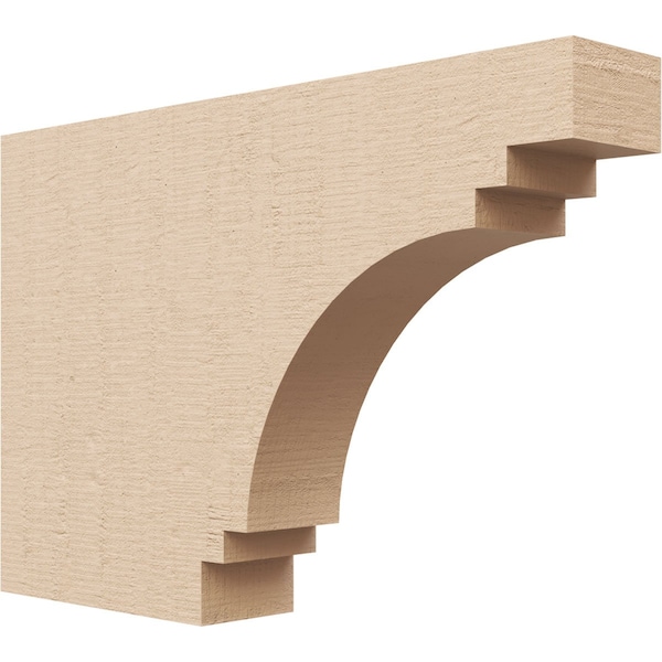 Ekena Millwork 2in. W x 8in. H x 12in. L Pescadero Woodgrain TimberThane Rafter Tail, Primed Tan RFTUR02X08X12PECRCPR - main